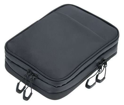 Troika BLACK CONNECTED - Polyester - Polyurethan (PU) - Plane - Schwarz - Reißverschlusstasche - 185 mm - 46 mm