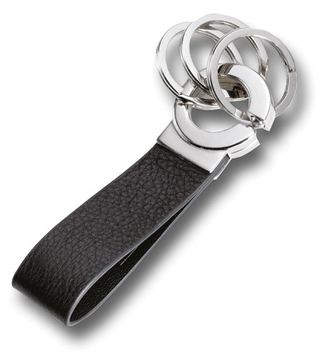 Troika KR8-02-LE - Schlüsselanhänger - Schwarz - Kunstleder - Leder - Metall - Abbildung - 31 mm - 101 mm von LumaTech
