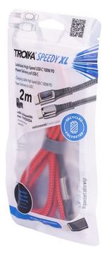 Troika Ladekabel SPEEDY XL rot - Kabel - Digital/Daten von LumaTech