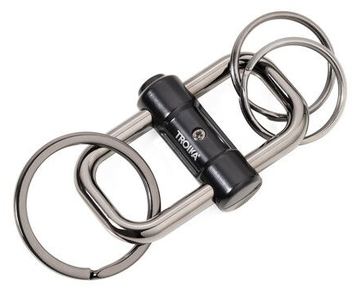 Troika Schlüsselanhänger 2-WAY KEY schwarz von LumaTech