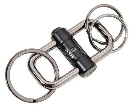 Troika Schlüsselanhänger 2-WAY KEY schwarz
