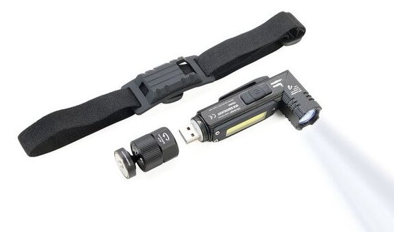 Troika Taschenlampe ECO KNICKLICHT schwarz