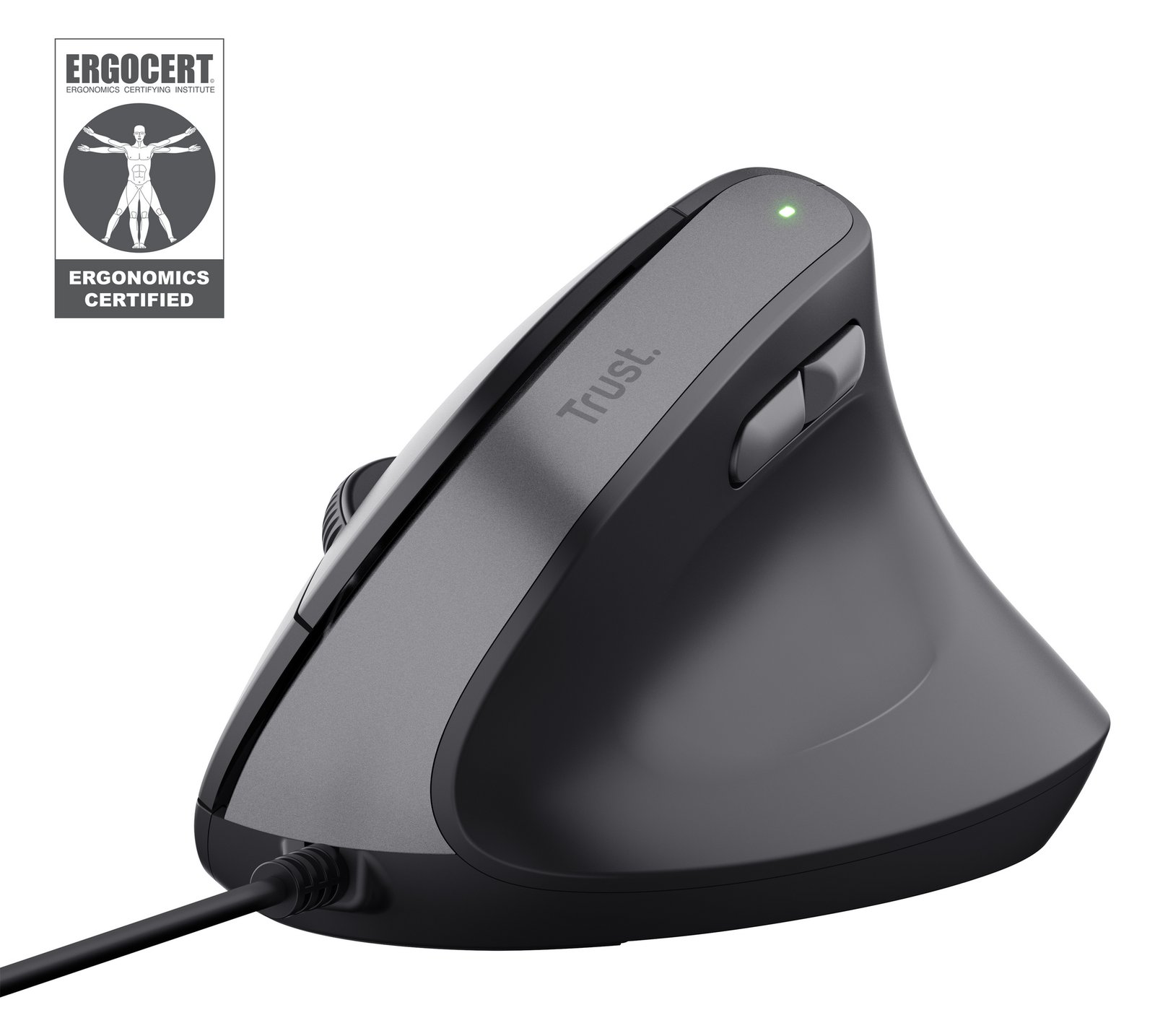 Trust Bayo II - Vertikale Maus - ergonomisch