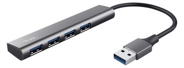 Trust Halyx - USB 3.2 Gen 1 (3.1 Gen 1) Type-A - USB 3.2 Gen 1 (3.1 Gen 1) Type-A - 5 Mbit/s - Schwarz - Grau von LumaTech
