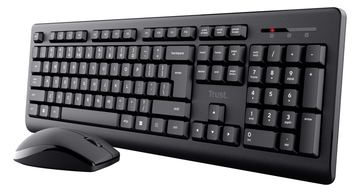 Trust Primo Funk Tastatur Maus-Set Schwarz - TL: Deutsch, QWERTZ von LumaTech