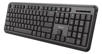 Trust TK-350 - Tastatur - kabellos - 2.4 GHz - TL: Deutsch, QWERTZ von LumaTech