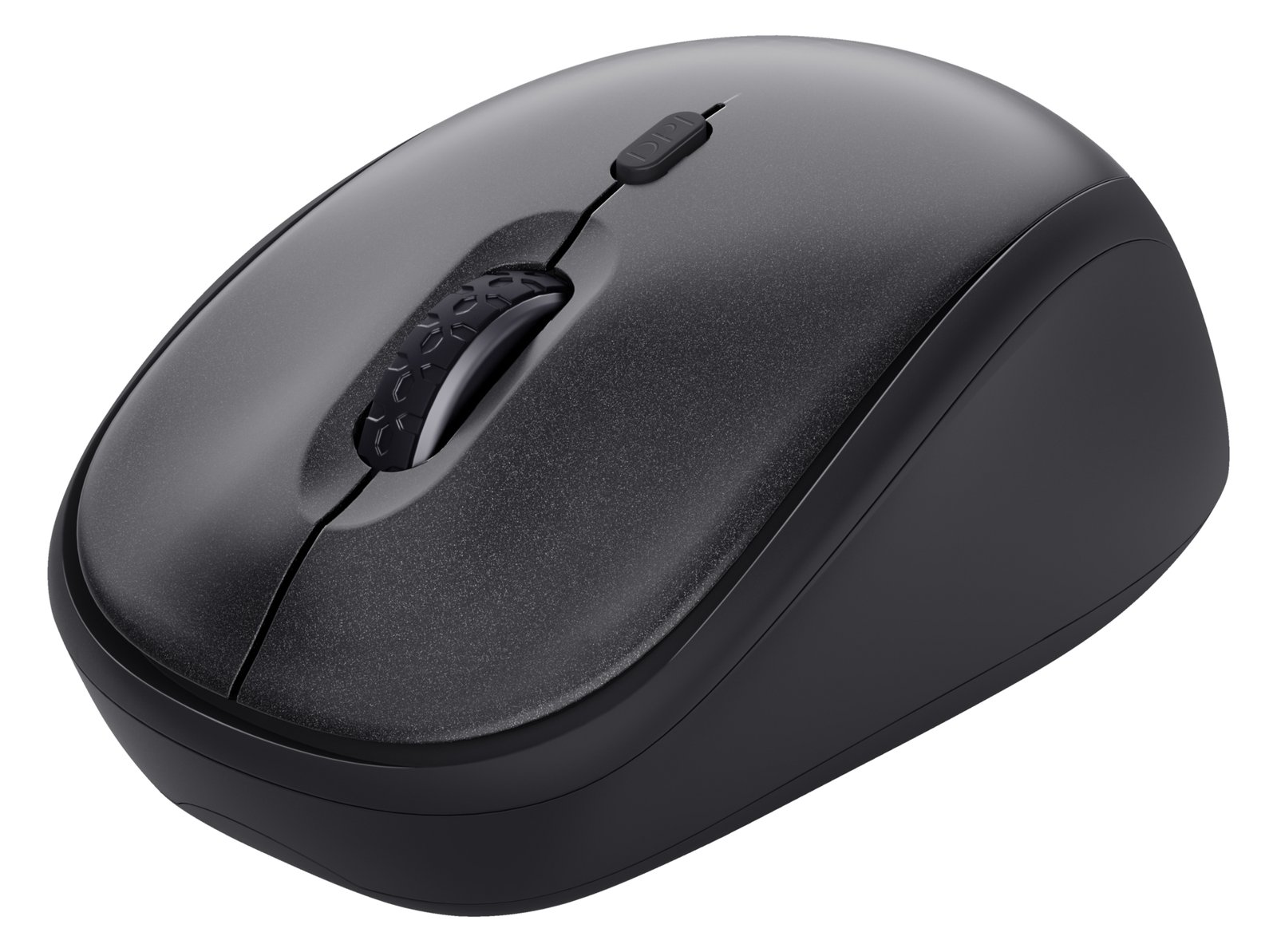 Trust TM-201 - Maus - leise - Für Rechtshänder - optisch - 4 Tasten - kabellos - 2.4 GHz - kabelloser Empfänger (USB)
