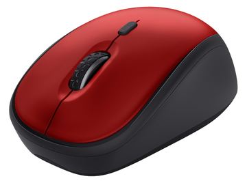 Trust Yvi+ - Maus - leise - Für Rechtshänder - optisch - 4 Tasten - kabellos - 2.4 GHz - kabelloser Empfänger (USB) von LumaTech