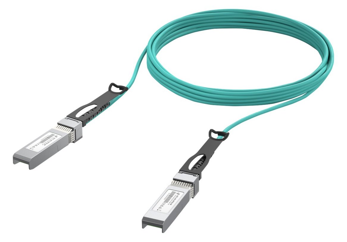 UbiQuiti 25GBase Direktanschlusskabel - SFP28 zu SFP28 - 10 m - 3 mm - Glasfaser - Active Optical Cable (AOC)