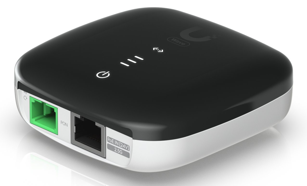 Ubiquiti a GPON optical network unit with a 2.5 GbE port that - 2,5 Gbps - Power over Ethernet