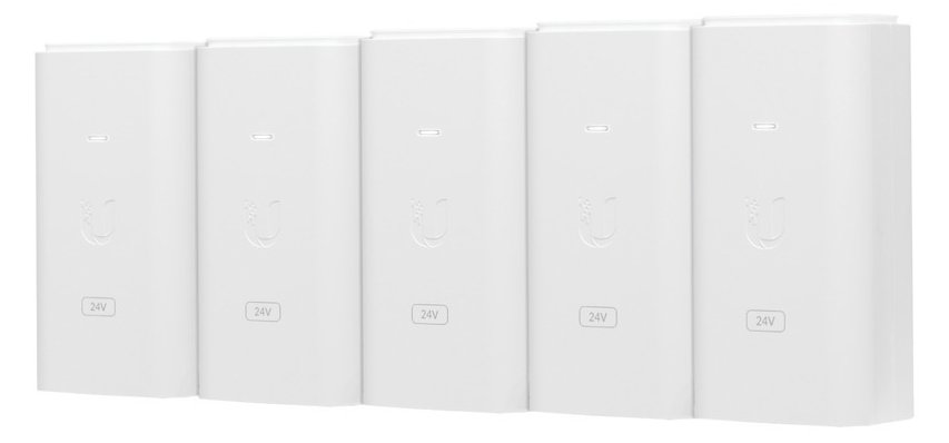 Ubiquiti Networks POE-24-24W - Power Injector - Wechselstrom 120/230 V - 24 Watt (Packung mit 5)