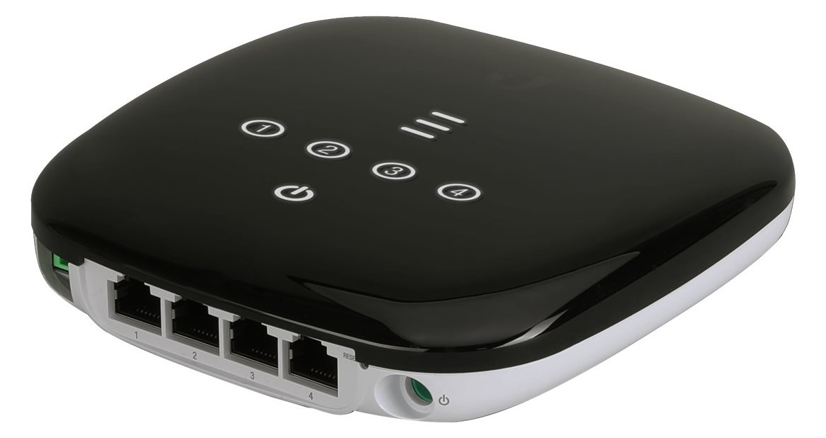 UbiQuiti UFiber WiFi - Wireless Router - 4-Port-Switch