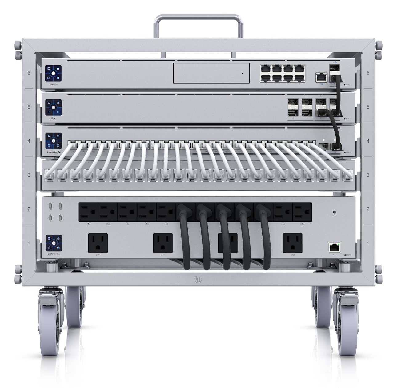UbiQuiti UniFi - Mobile rack offener Rahmen - werkzeugfrei