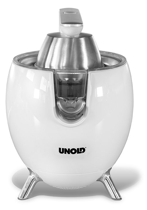 UNOLD ZITRUSPRESSE Power Juicy - White 78130 - Handsaftpresse - Weiß - 1 m - Edelstahl - Kunststoff - Edelstahl - 1100 W
