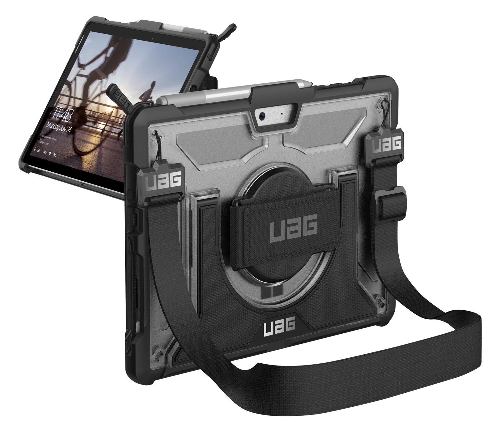 Urban Armor Gear UAG Case for Microsoft Surface Go 3/Go 2/Go [10.5-inch] w/ Handstrap