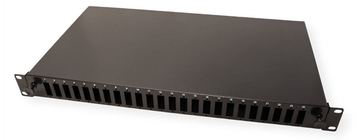 VALUE 19-Spleißbox 24xSC-DX/LC-Quad 1HE schwarz von LumaTech