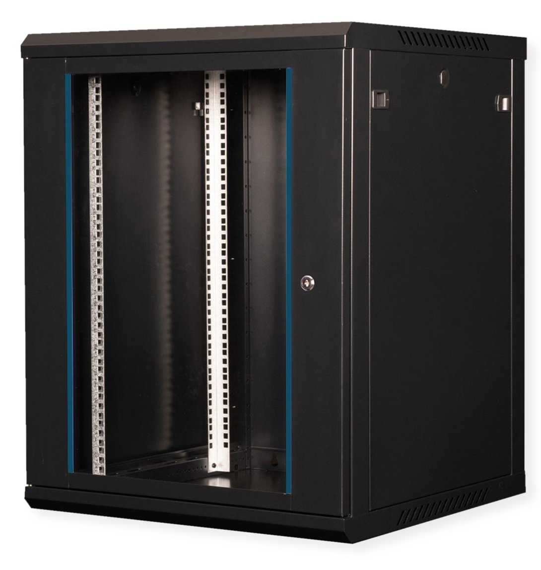 VALUE 19-Zoll Wandgehäuse 600x600mm schwarz Bausatz - Wandgehäuse