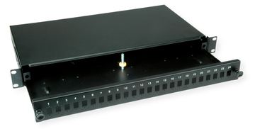 VALUE 21990651 - 19'' Spleißbox 1 HE 24x SC Simplex LC Duplex von LumaTech