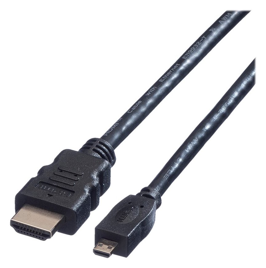 VALUE High Speed - HDMI-Kabel mit Ethernet - HDMI männlich zu mikro HDMI männlich