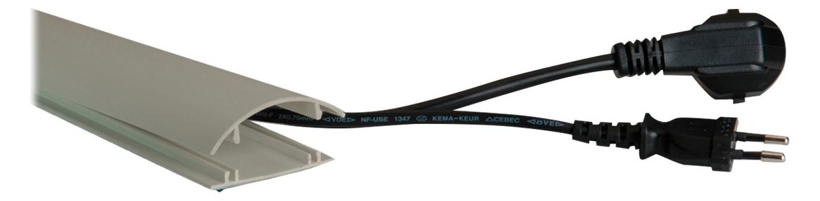 VALUE Kabel-Floor-Guard - Grau