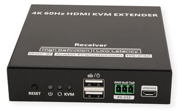 VALUE KVM-Verlängerung via IP ipcolor USB+HDMI 4K60Hz 120m von LumaTech