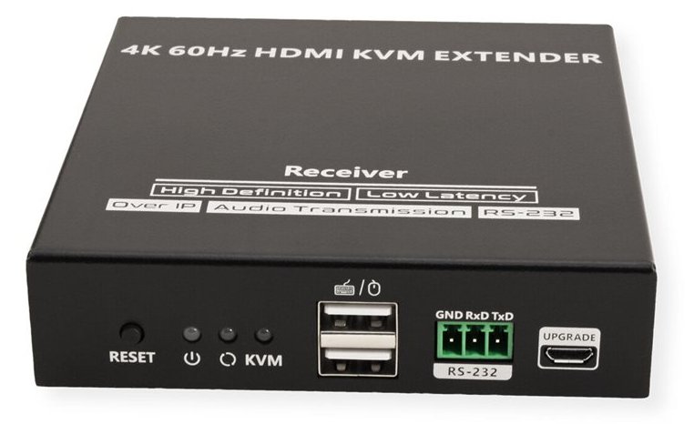 VALUE KVM-Verlängerung via IP ipcolor USB+HDMI 4K60Hz 120m