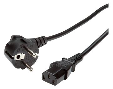 VALUE Stromkabel - IEC 60320 C13 zu CEE 7/7 (M) von LumaTech