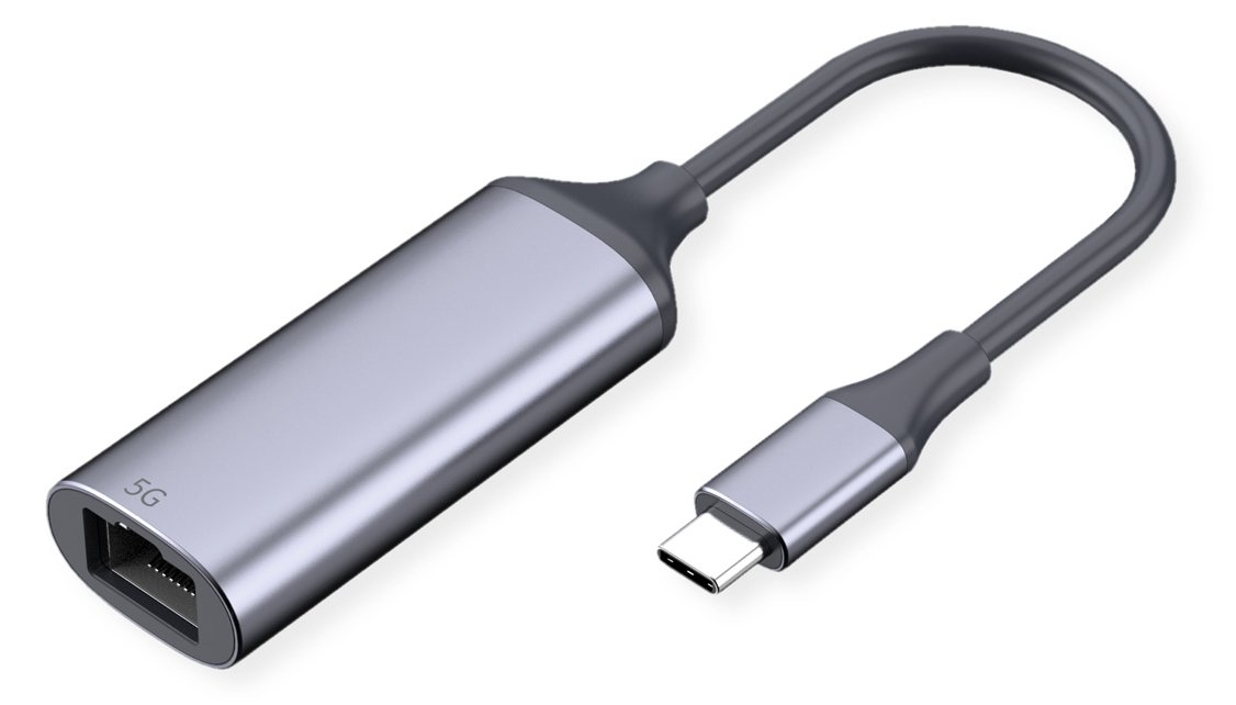 VALUE USB3.2 Gen2 Typ C - 5 Gigabit Ethernet Konverter - Digital/Daten