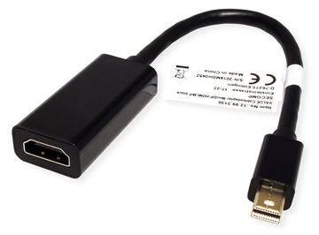 VALUE Videoadapter - Mini DisplayPort männlich zu HDMI weiblich von LumaTech