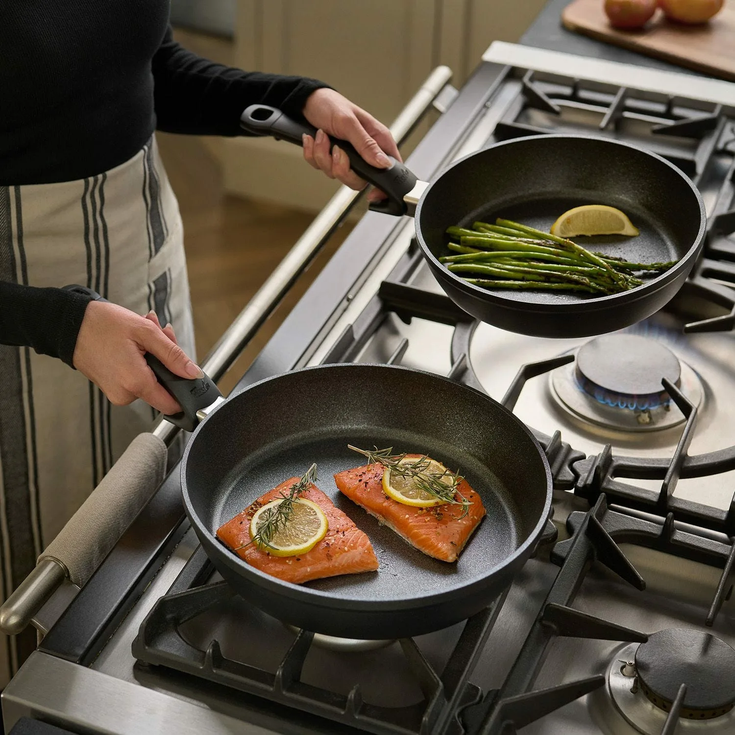 Fissler Adamant Comfort - Rund - Allzweckpfanne - Schwarz - - Aluminium - 2, Ansicht 2