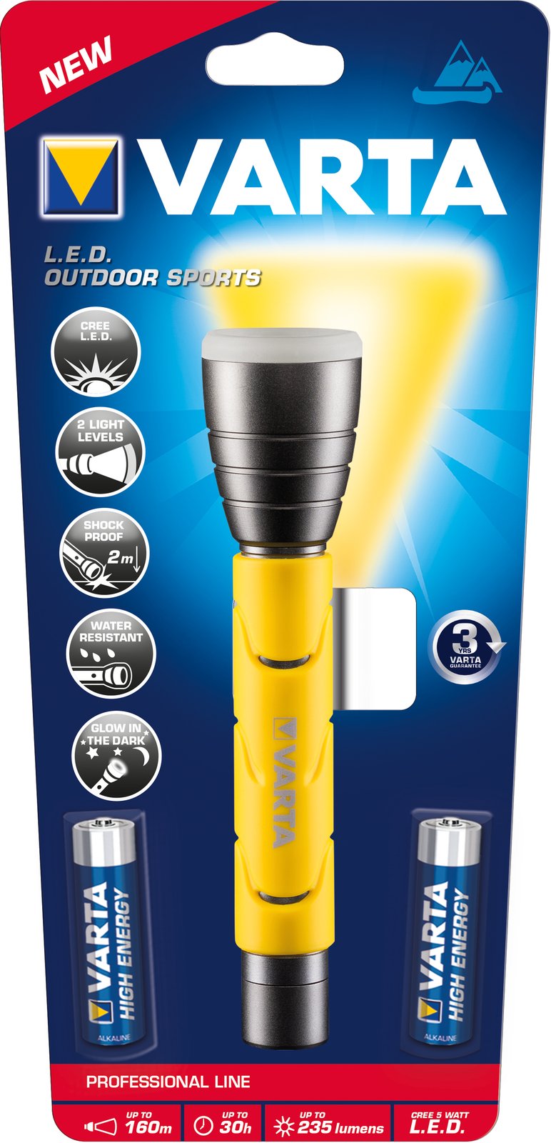 Varta Active Outdoor Sports F20 - Taschenlampe