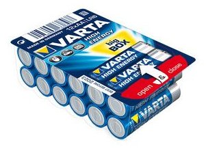 Varta High Energy AA - Einwegbatterie - AA - Alkali - 1,5 V - 12 Stück(e) - Blau - Silber
