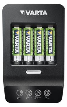 Varta LCD ULTRA FAST CHARGER+ - 0,25 Std. Batterieladegerät - (für 4xAA/AAA) von LumaTech
