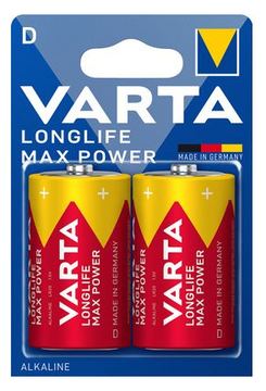 Varta Longlife Max Power D Blister 2 - Batterie - Mono (D) von LumaTech