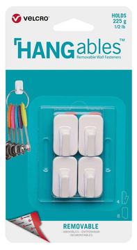 VELCRO HANGables Mikro-Klebe-Haken 225g 4 St. wiederablösbar weiß von LumaTech