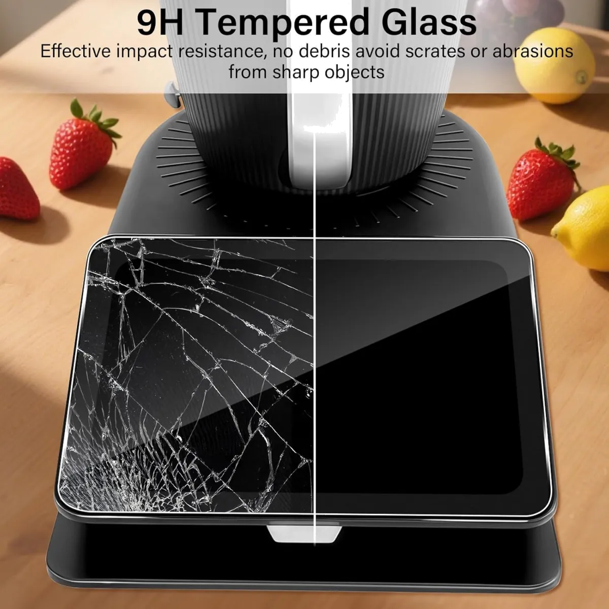 Kompatibel mit Vorwerk Thermomix TM7 für Panzerglas Schutzfolie, 1 Stück 9H Härte Schutzglas, Anti-Bläschen Displayschutzfolie, Anti-Kratzen Panzer Schutz Glas, HD Clear Displayschutz — Bild 2