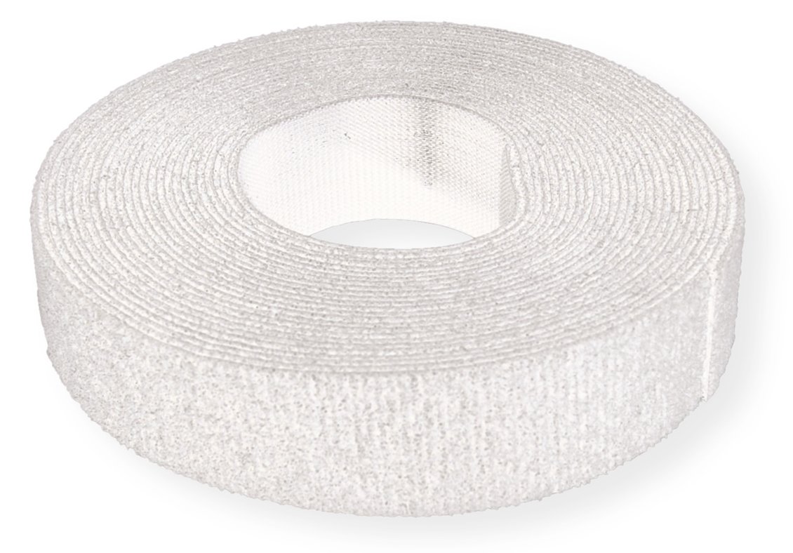 VELCRO ONE-WRAP 25m unperfor. weiß