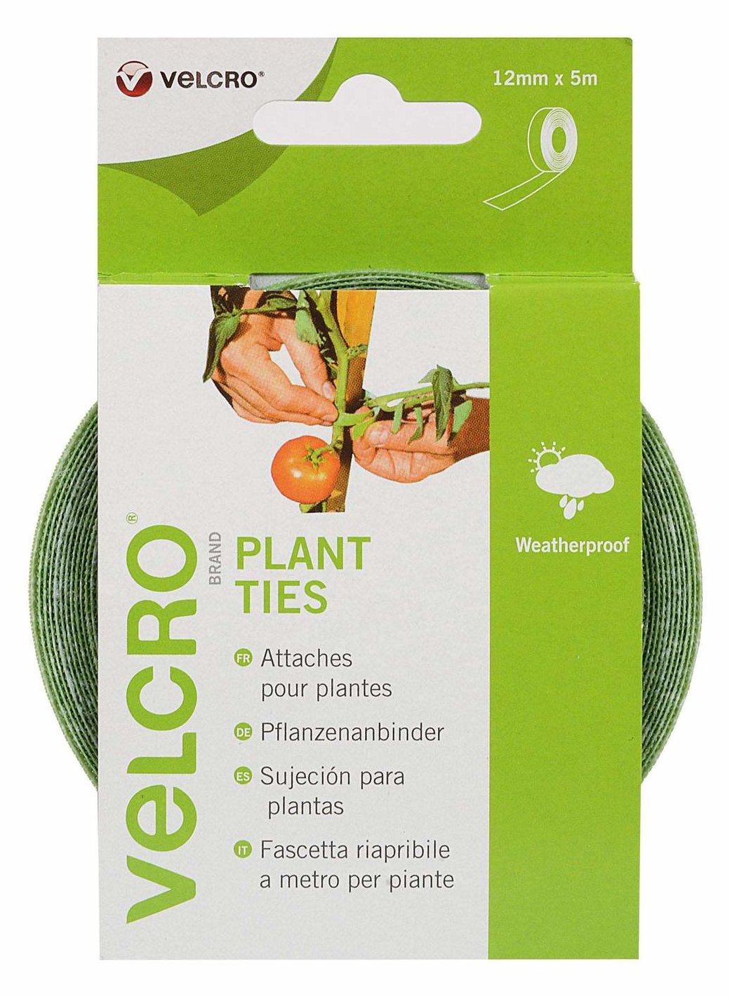 VELCRO VEL-EC60202 - Grün - 12 mm - 5 m - 1 Stück(e)