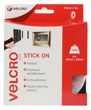 VELCRO VEL-EC60216 - Weiß - 20 mm - 5 m - 1 Stück(e) - Box von LumaTech