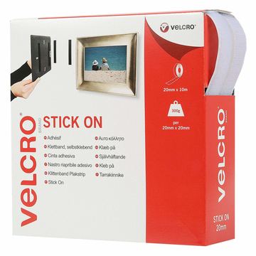 VELCRO VEL-EC60219 - Weiß - 20 mm - 10 m - 1 Stück(e) - Box von LumaTech