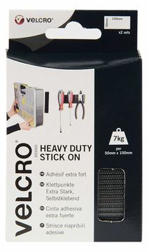 VELCRO VEL-EC60239 - Schwarz - 50 mm - 100 mm - 2 Stück(e) von LumaTech