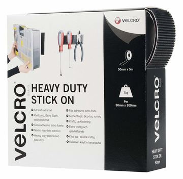 VELCRO VEL-EC60243 - Schwarz - 50 mm - 5 m - 1 Stück(e) - Box von LumaTech