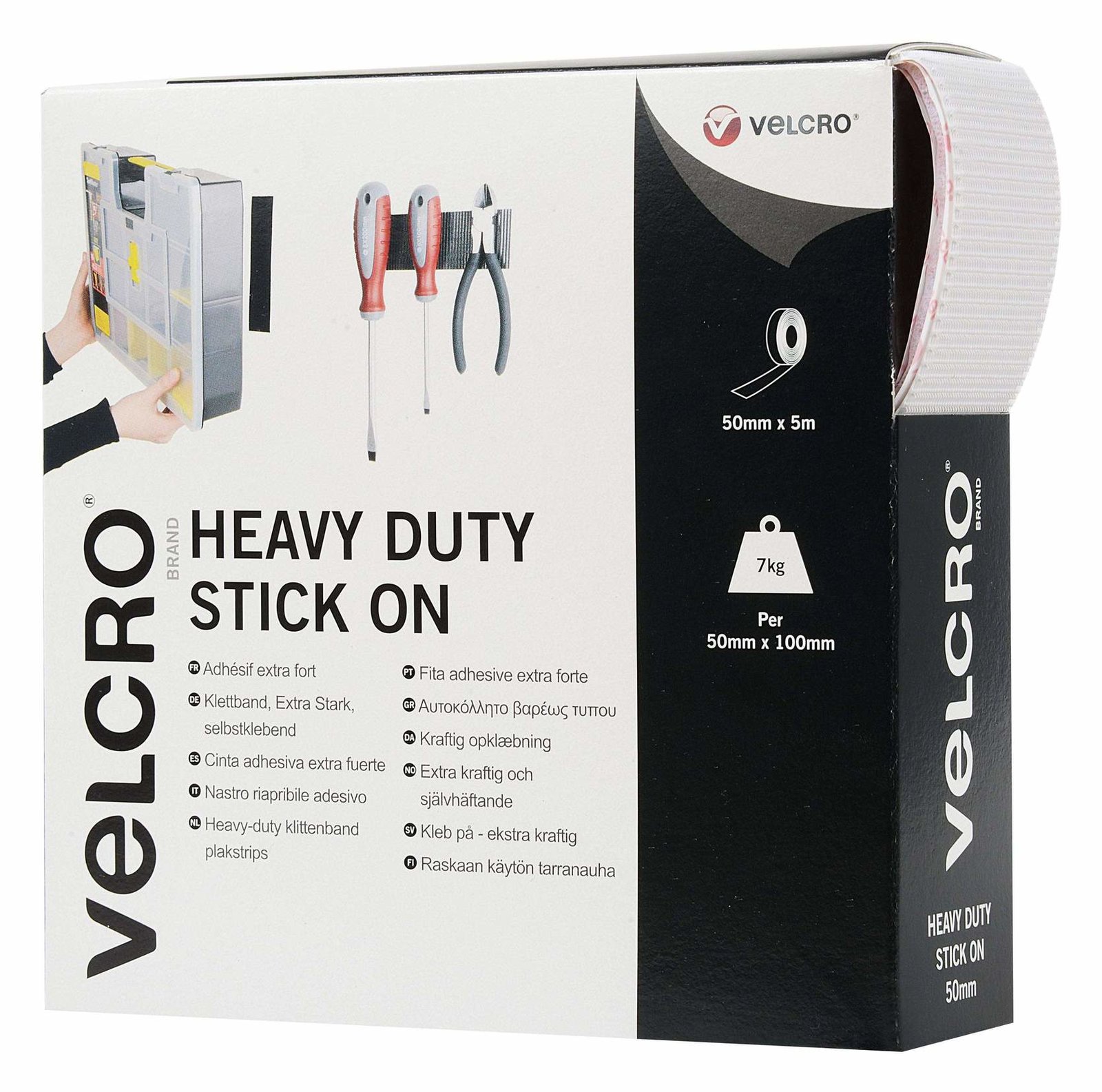 VELCRO VEL-EC60244 - Weiß - 50 mm - 5 m - 1 Stück(e) - Box