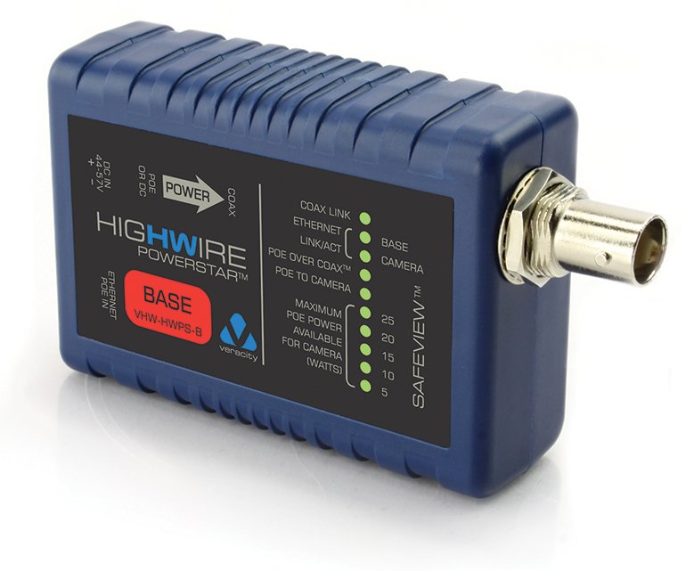 Veracity VHW-HWPS-B - 100 Mbit/s - 100Base-T - IEEE 802.3af - IEEE 802.3at - 100 Mbit/s - Voll - Kabelgebunden