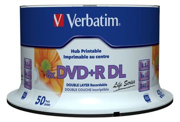 Verbatim 50 x DVD+R DL - 8.5 GB (240 Min.) 8x von LumaTech