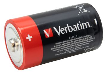 Verbatim Batterie 2 x D - Alkalisch von LumaTech
