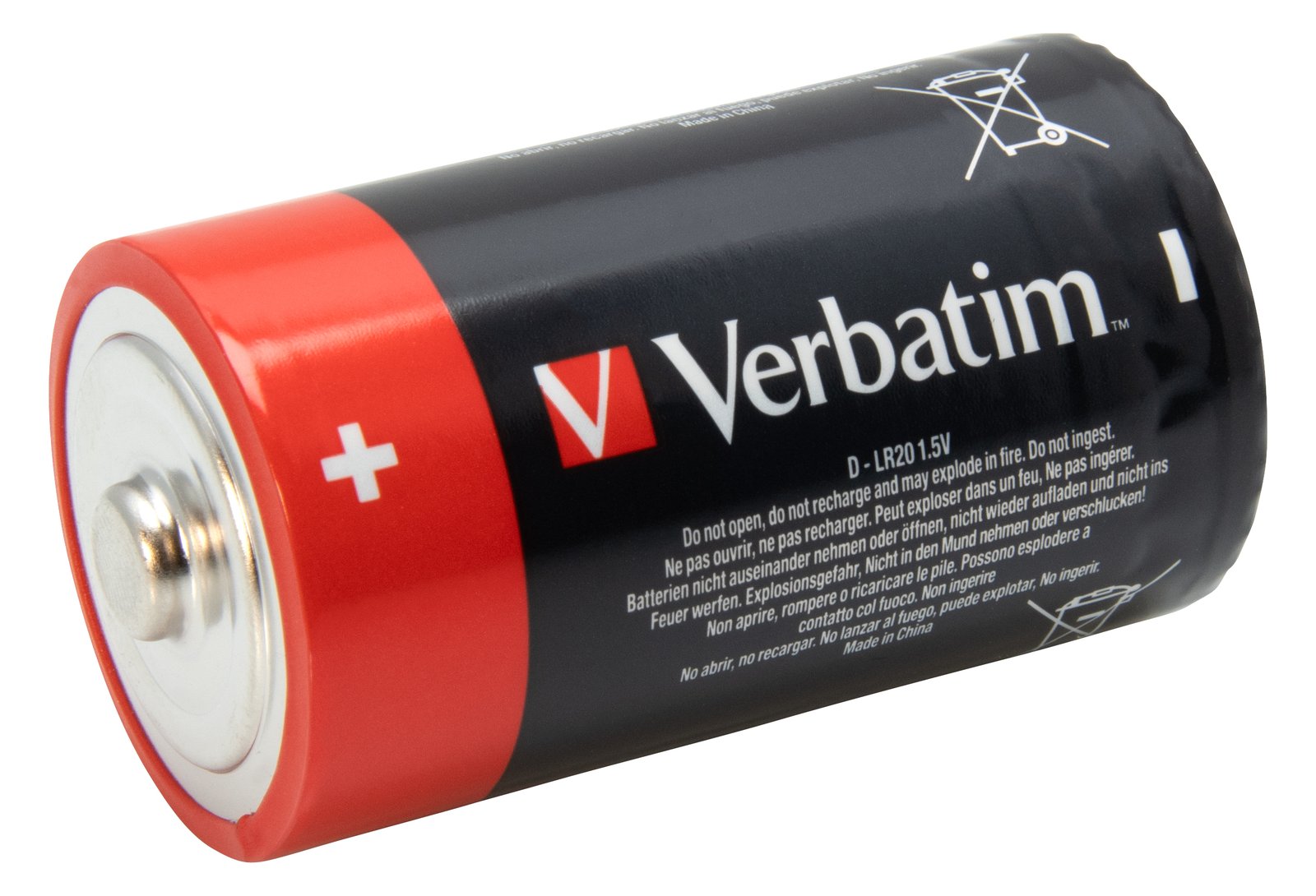 Verbatim Batterie 2 x D - Alkalisch
