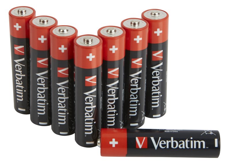 Verbatim Batterie 8 x AAA / LR03 - Alkalisch