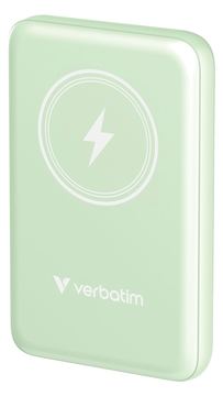 Verbatim Charge 'n' Go - Induktive Power Bank - Magnethalterung - Li-Pol - 10000 mAh - 20 Watt - 2.4 A von LumaTech