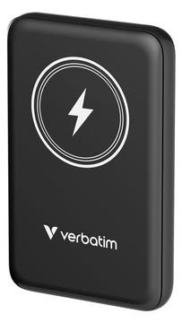 Verbatim Charge 'n' Go - Induktive Power Bank - Magnethalterung - Li-Pol - 10000 mAh - 20 Watt - 2.4 A von LumaTech